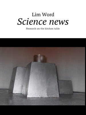 cover image of Science news. Research on the kitchen table